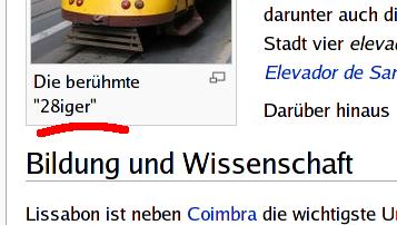 Wikipedia-Ausschnitt