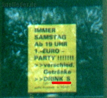 verschied. Getränke, DRINK'S