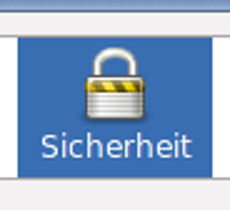 Sicherheitsschaltfläche in Firefox-Einstellungen